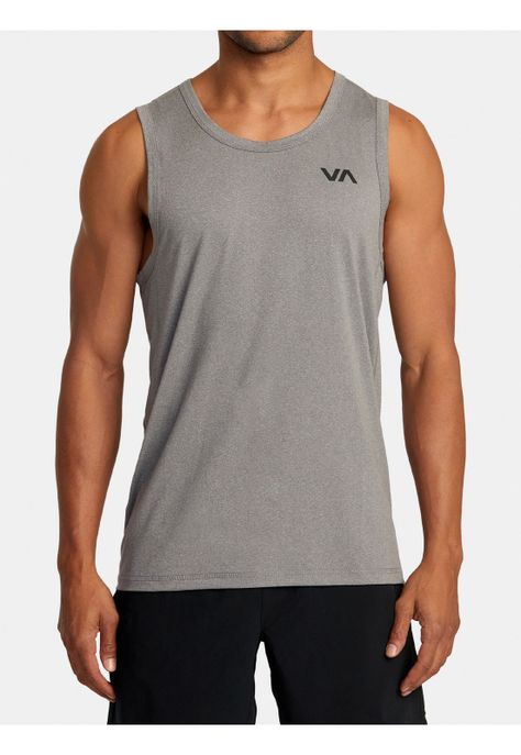 Polera Sin Mangas Hombre Sport Vent Gris-0