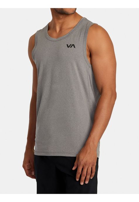 Polera Sin Mangas Hombre Sport Vent Gris-1