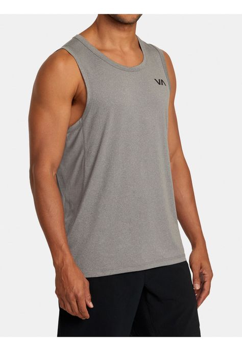 Polera Sin Mangas Hombre Sport Vent Gris-3