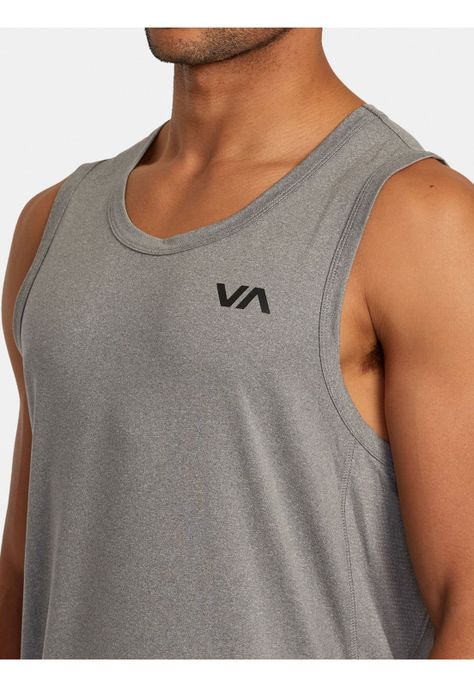 Polera Sin Mangas Hombre Sport Vent Gris-6