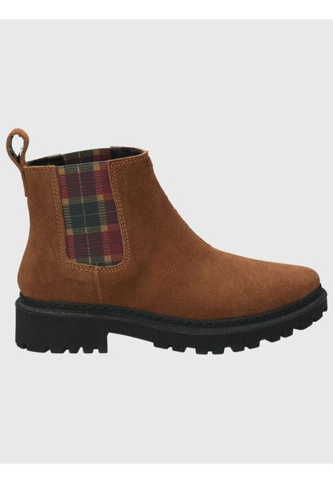 Botin Cuero Mujer Lacock Café-1