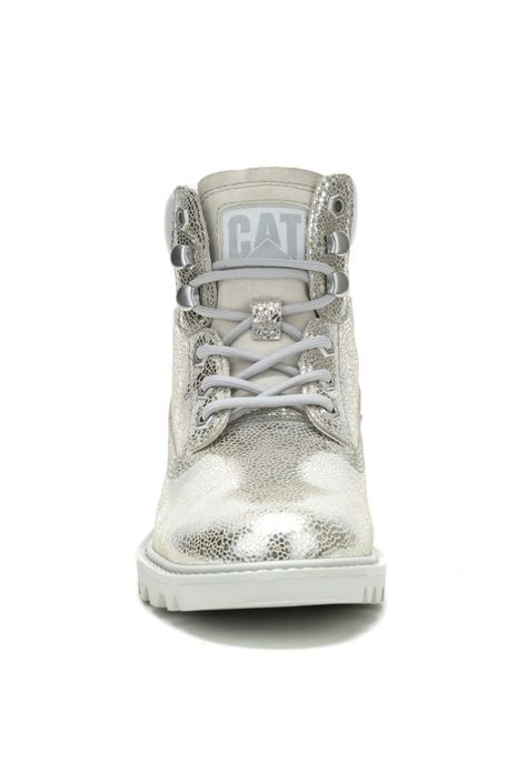 Botin Cuero Mujer Colorado Womens Metalizado-4