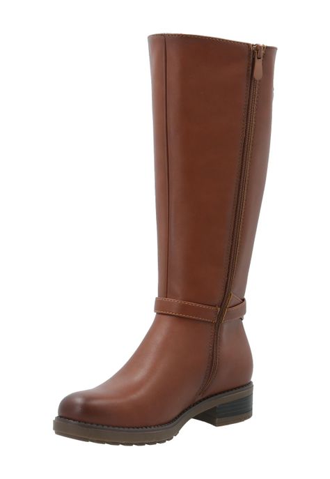 Bota Mujer Mili Cognac-4
