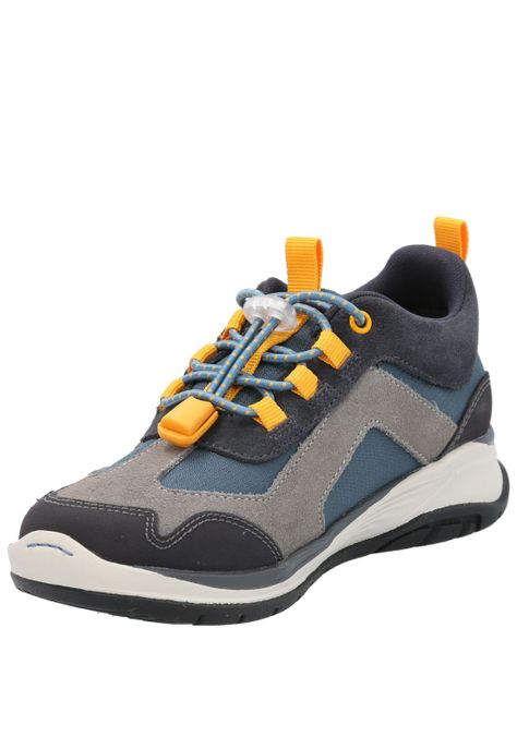 Zapatilla Cuero Niño Fastland Gris-6