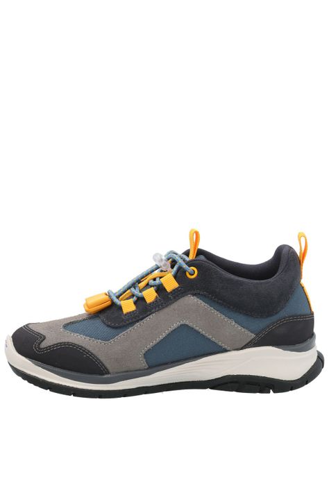 Zapatilla Cuero Niño Fastland Gris-7