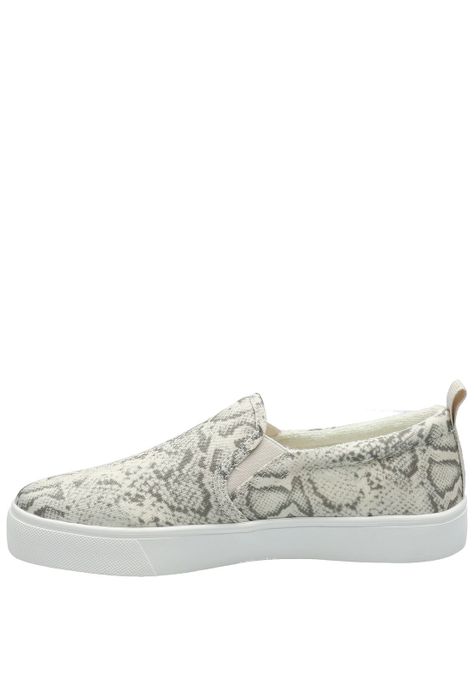 Zapatilla Mujer Animal Print Slip On Beige-5