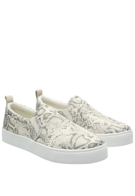 Zapatilla Mujer Animal Print Slip On Beige-7