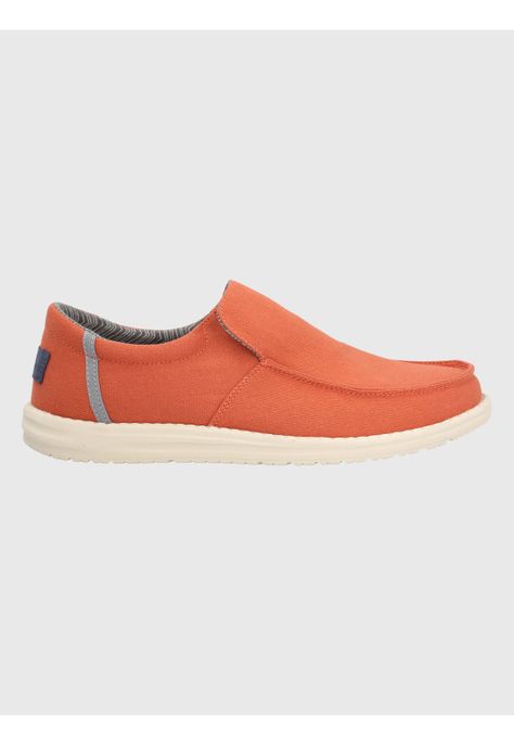 Zapatilla Naranja Hombre Gordon -1