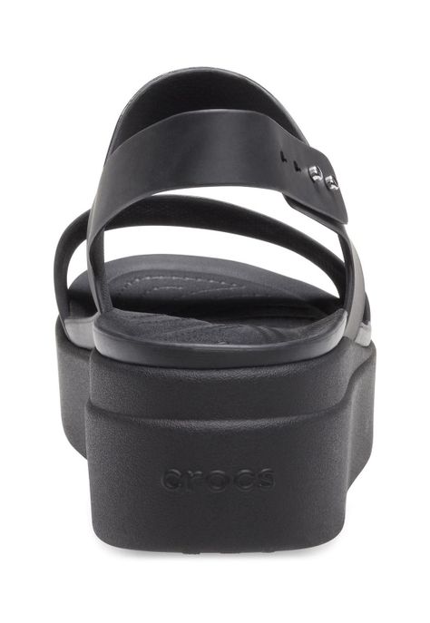 Sandalia Crocs Mujer Brooklyn Low Wedge Negro-7