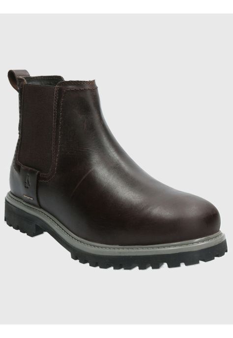 Botin Cuero Hombre Morgan Café-0