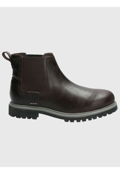 Botin Cuero Hombre Morgan Café-1