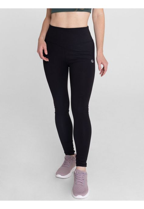 Calza tiro alto Mujer Hr Long Legg Gala Negra -0