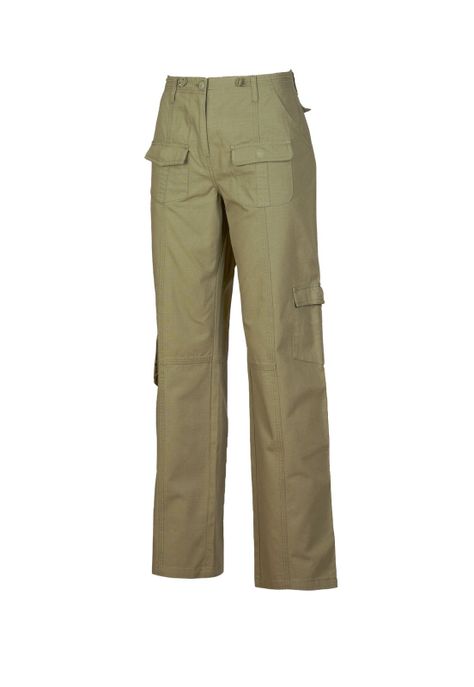 Pantalón Algodón Orgánico Mujer Mar Verde-0