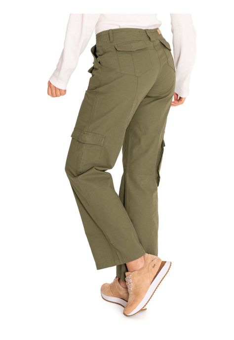 Pantalón Algodón Orgánico Mujer Mar Verde-6