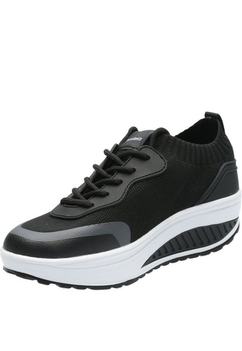 Zapatilla Mujer Comfy Negro-4