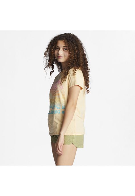 Polera M/C Niña Your Day In The G Te Coral-1