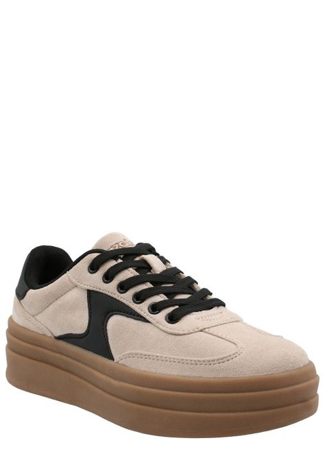 Zapatilla Lens Mujer Beige-0