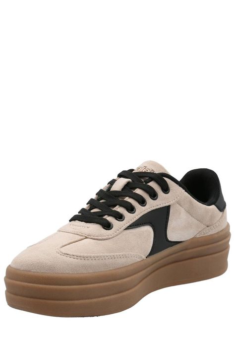 Zapatilla Lens Mujer Beige-5
