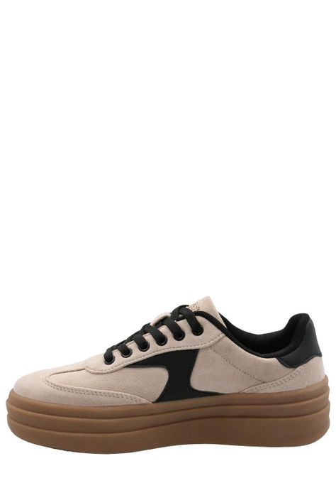 Zapatilla Lens Mujer Beige-6