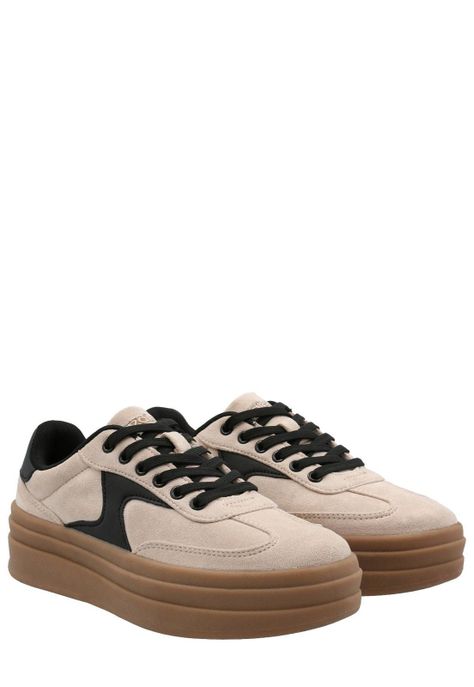 Zapatilla Lens Mujer Beige-9