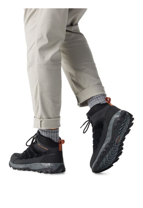 Botín Hombre Strata Trail Mid Wp Negro-9