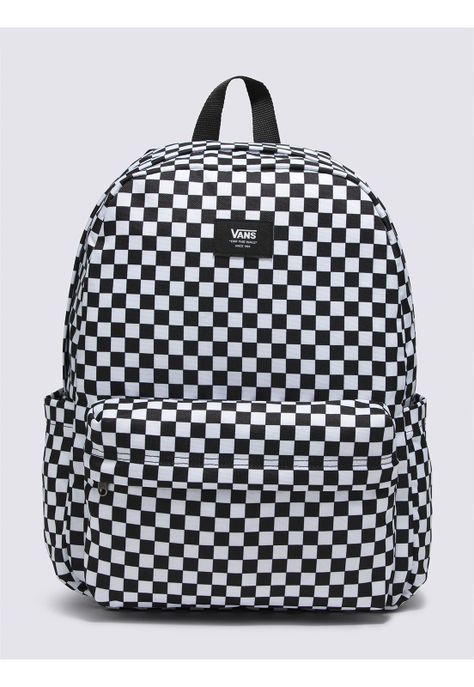 Mochila Unisex Old Skool Check Blanco-0
