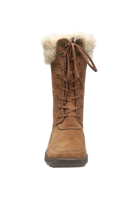 Bota Cuero Mujer Rinier Café Claro-3