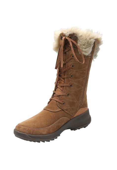 Bota Cuero Mujer Rinier Café Claro-4
