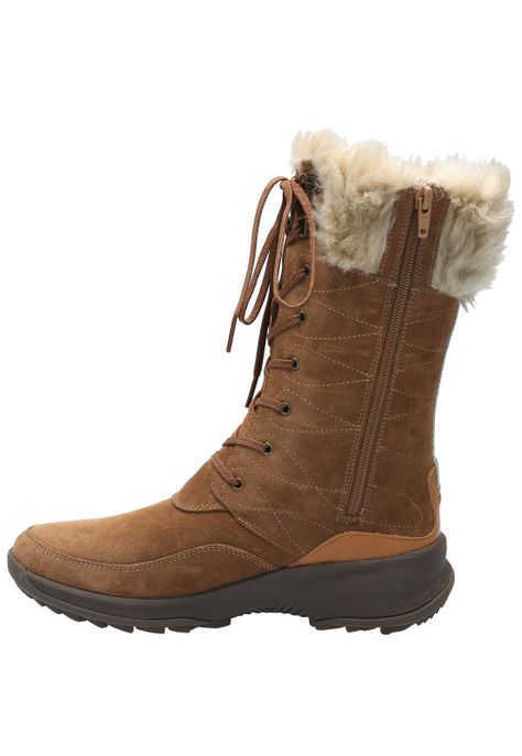 Bota Cuero Mujer Rinier Café Claro-5