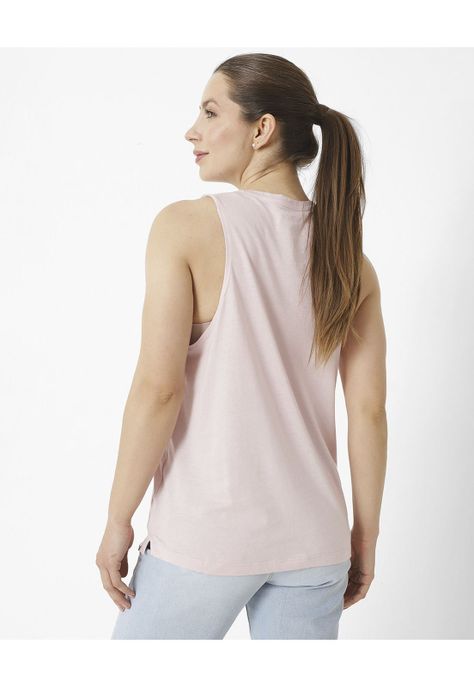 Polera M/C W Graphic Tank Morado Mujer-1