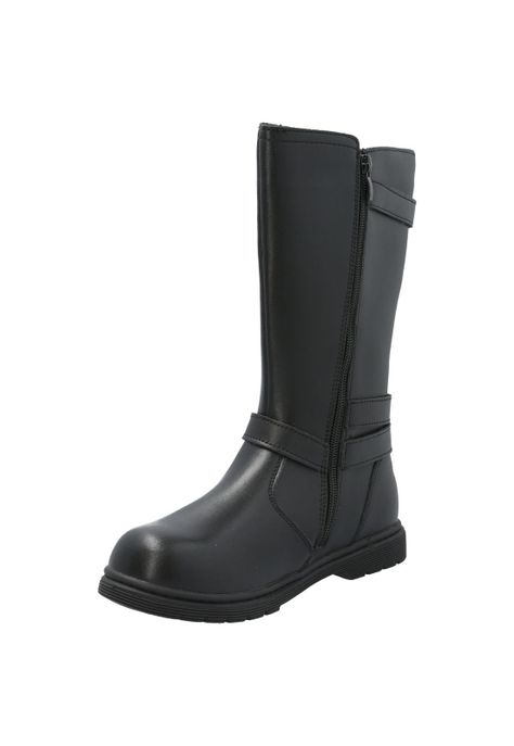 Bota Cuero Niña Lynox Negro-4