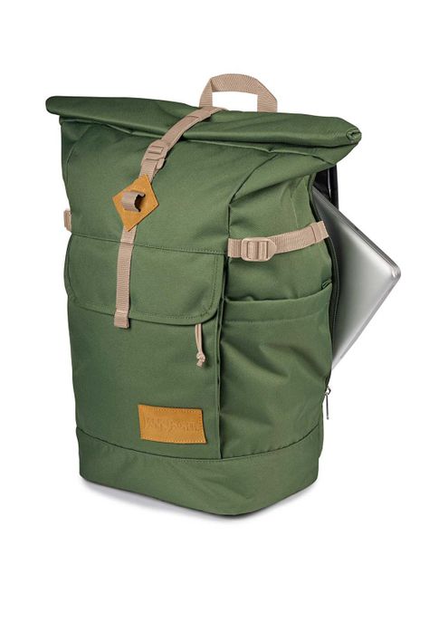 Mochila Hatchet Roll Top Verde-3