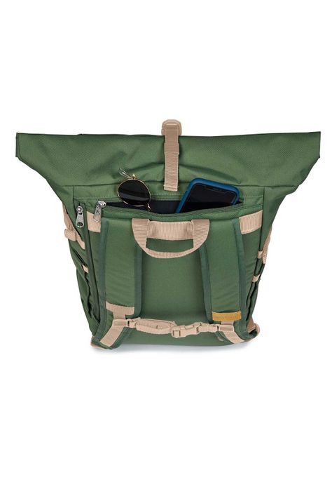 Mochila Hatchet Roll Top Verde-4