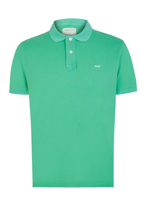 Polera Algodón Orgánico Verde Piquepro Hombre -0