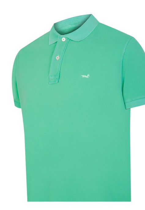 Polera Algodón Orgánico Verde Piquepro Hombre -3