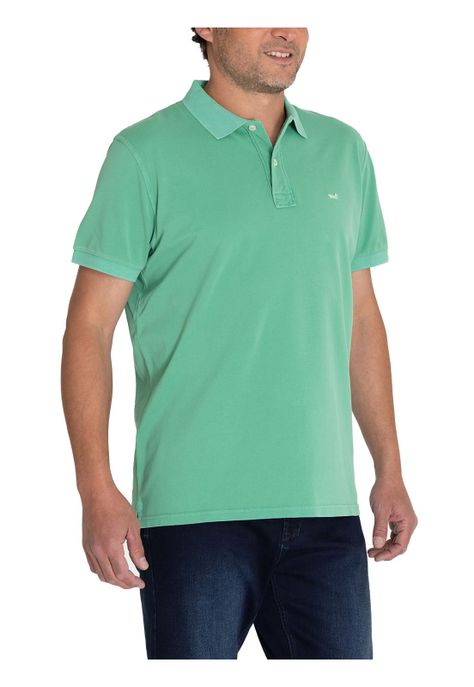 Polera Algodón Orgánico Verde Piquepro Hombre -4