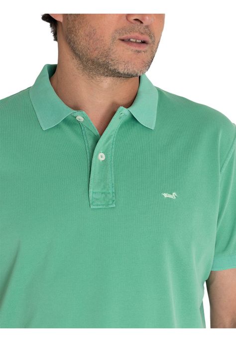 Polera Algodón Orgánico Verde Piquepro Hombre -5