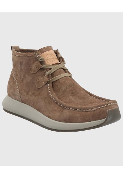 Botin Cuero Hombre Icon Boot Café-0
