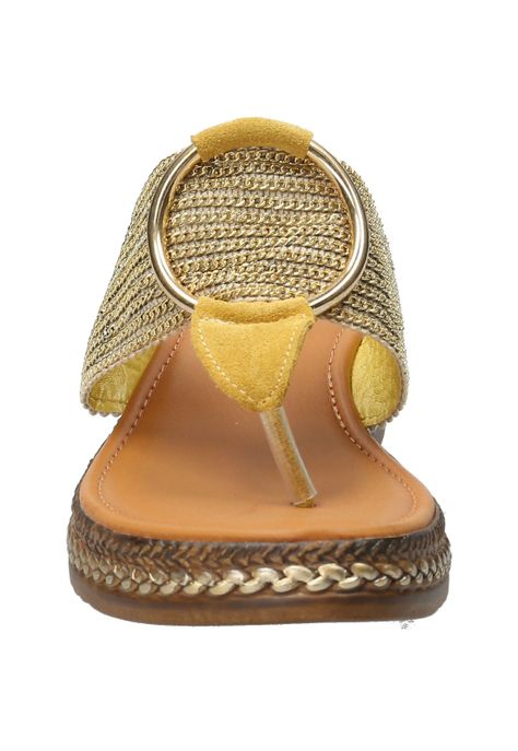 Sandalia Mujer Fiama Amarillo-3