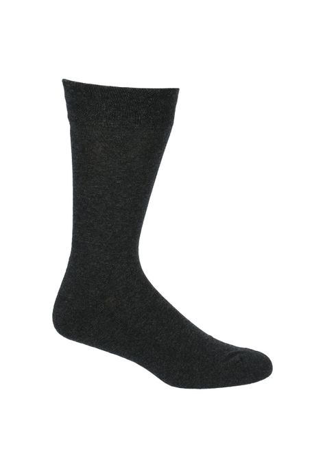 Calcetín Hombre Pack Plain Cushion Negro-1