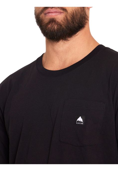 Polera Manga Larga Hombre Negro-1
