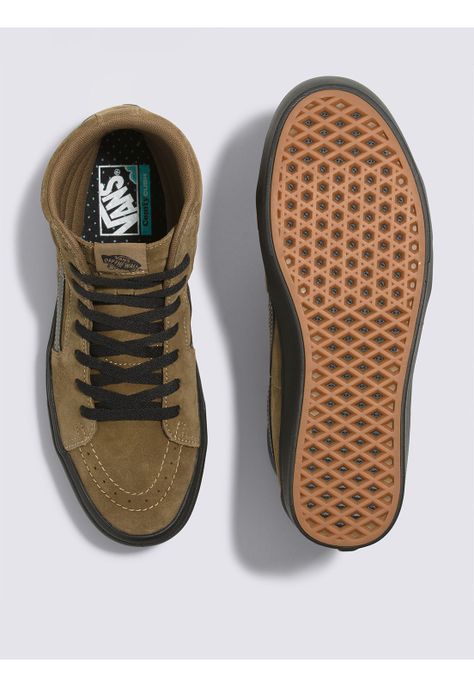 Zapatilla Urbana Hombre ComfyCush Sk8-Hi Café -3