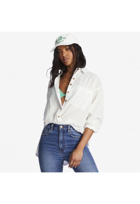 Jockey Mujer Dad Cap Hdwr Blanco-1
