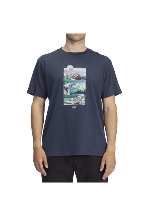 Polera M/C Hombre Seasons Azul Marino-0