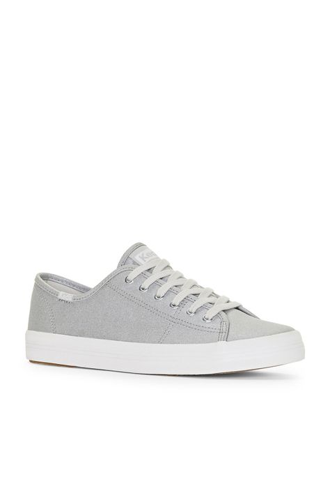 Zapatilla Casual Mujer Kickstart Plateada-1
