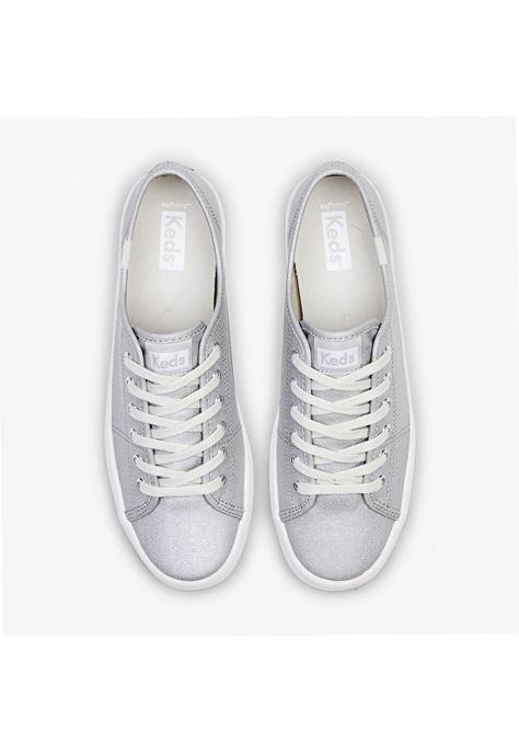 Zapatilla Casual Mujer Kickstart Plateada-3