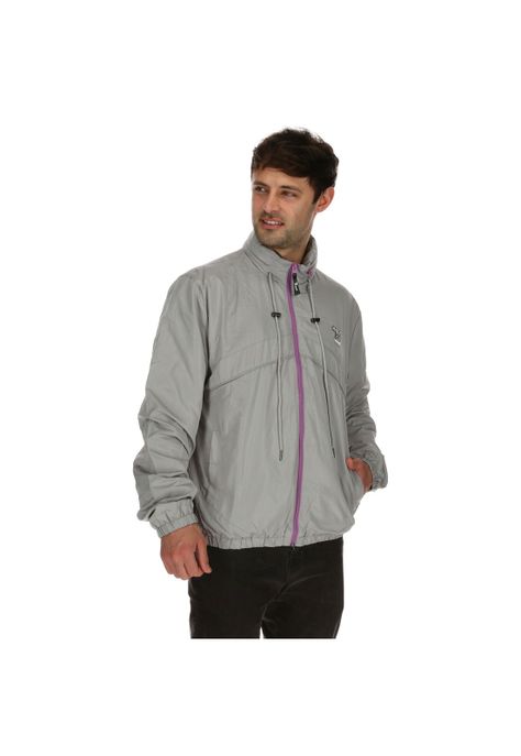 Chaqueta Hombre Wind Breaker Ls Gris 7Veinte-3