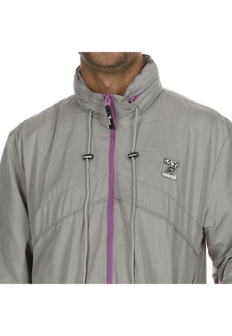 Chaqueta Hombre Wind Breaker Ls Gris 7Veinte-4