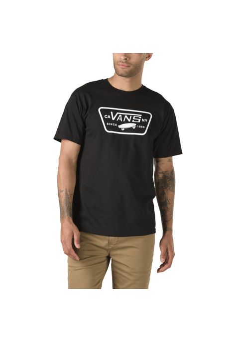 Polera M/C Hombre MN FULL PATCH Negra-0