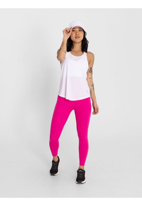 Polera Sin Mangas Training Tank Blanco Mujer-4